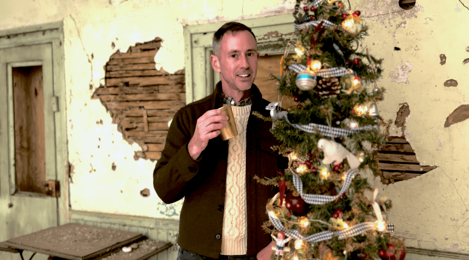 Bringing Christmas cheer to a wrecked family home place