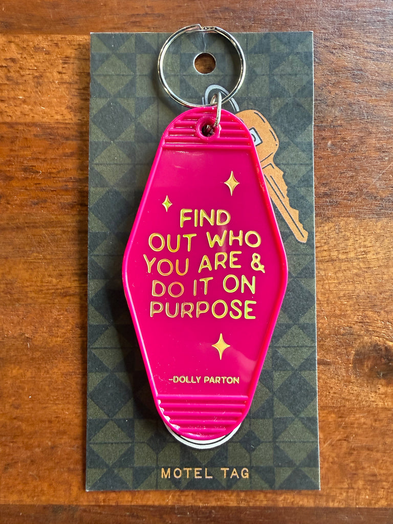 Dolly Parton Motel Keychain