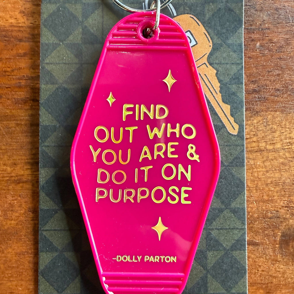 Dolly Parton Motel Keychain