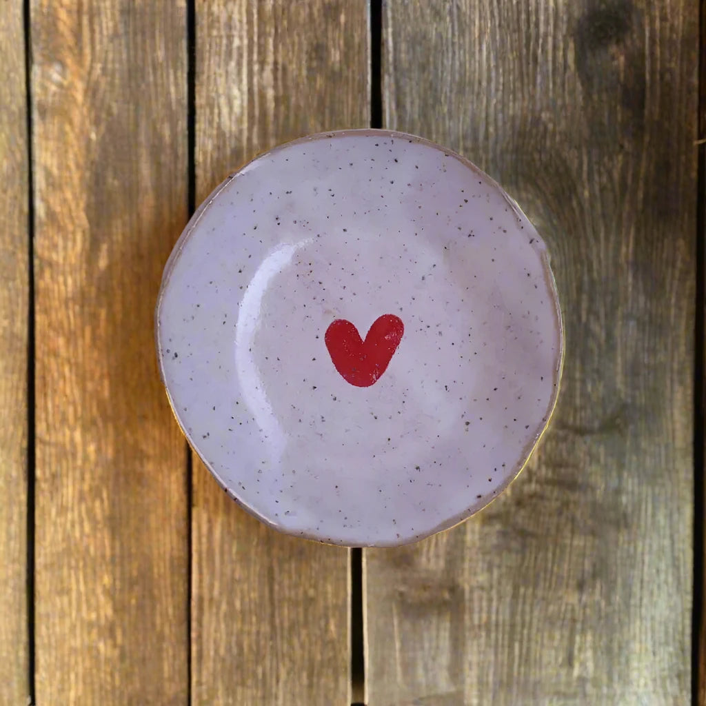 Red Heart Dish