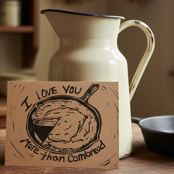 Love You More Than Cornbread Card
