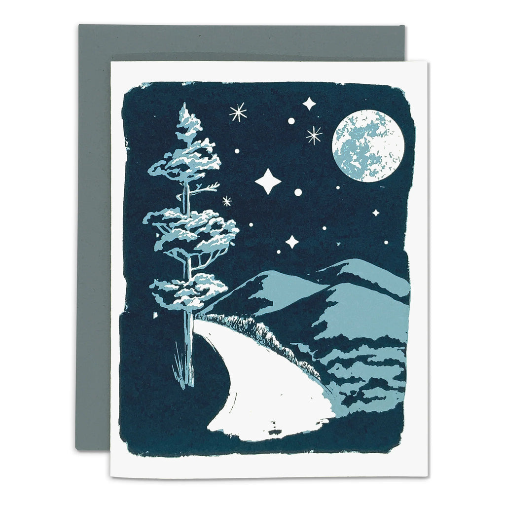 Mountain Parkway at Night Card
