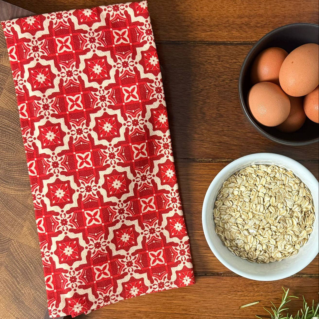 Cranberry Cobbler Tea Towel
