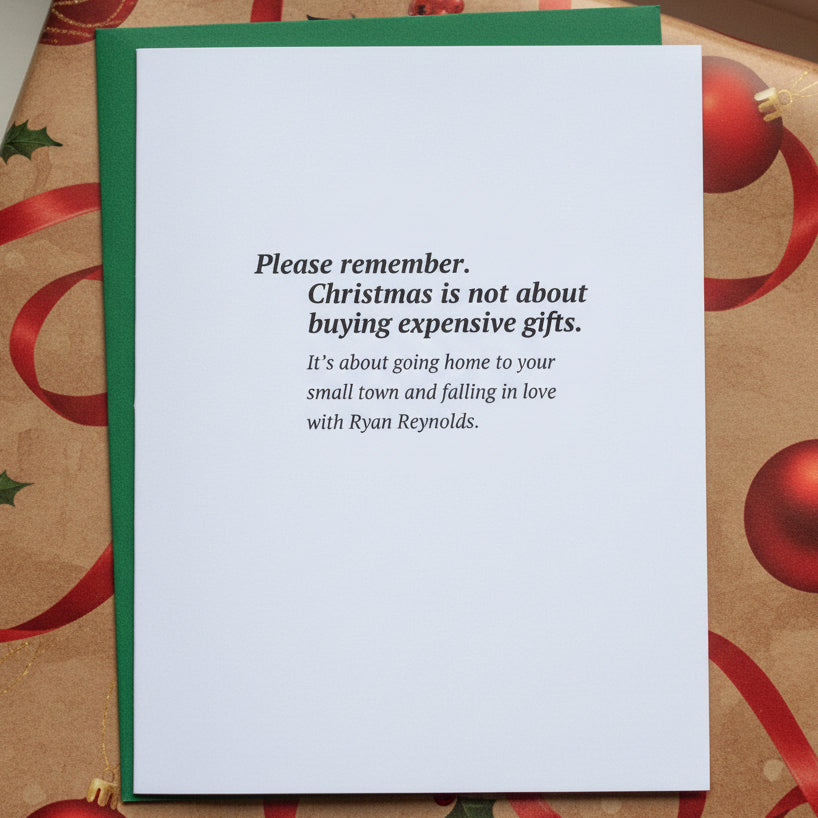 Ryan Reynolds Christmas Card