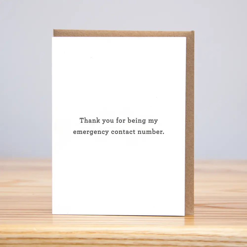 Emergency Contact Card