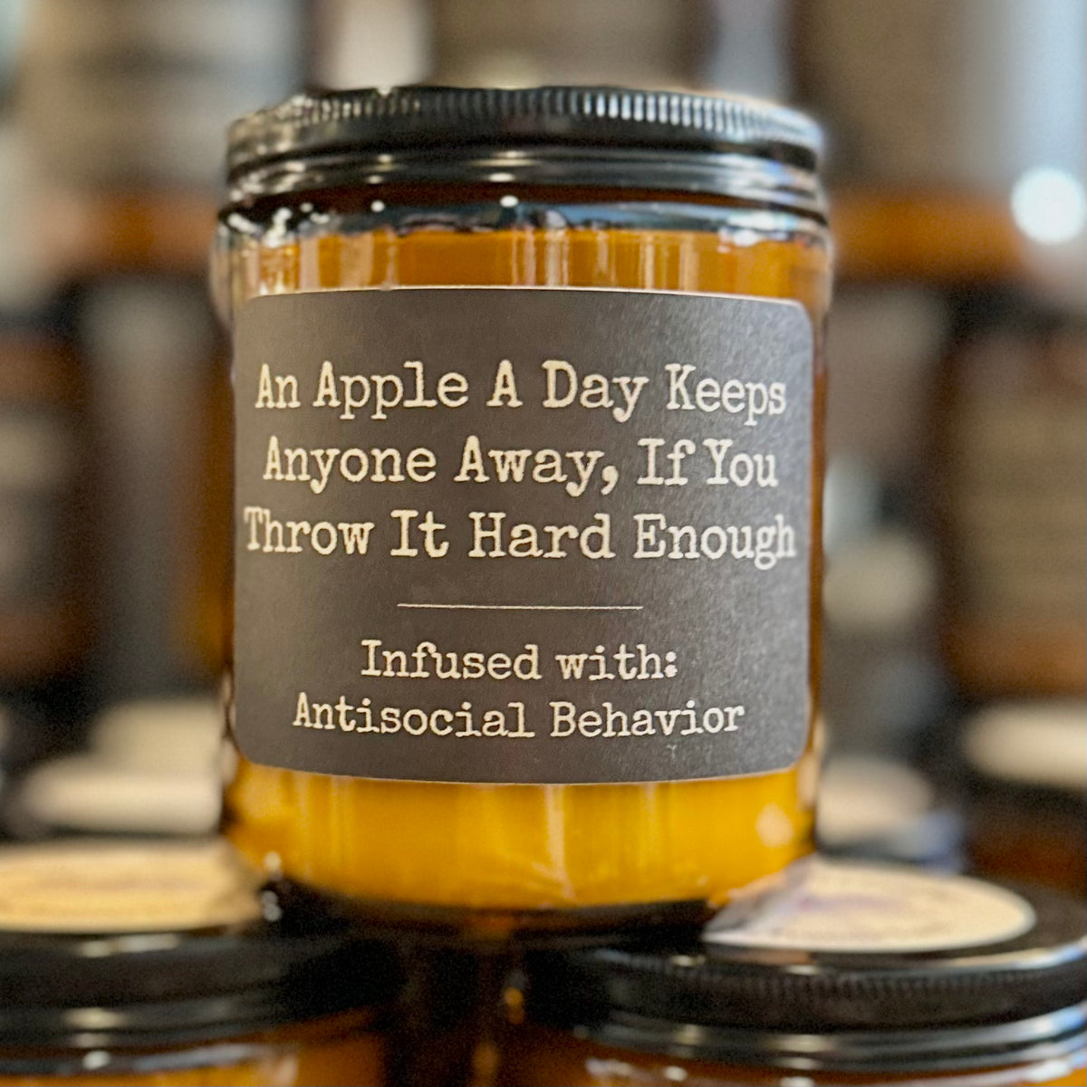 An Apple A Day Candle