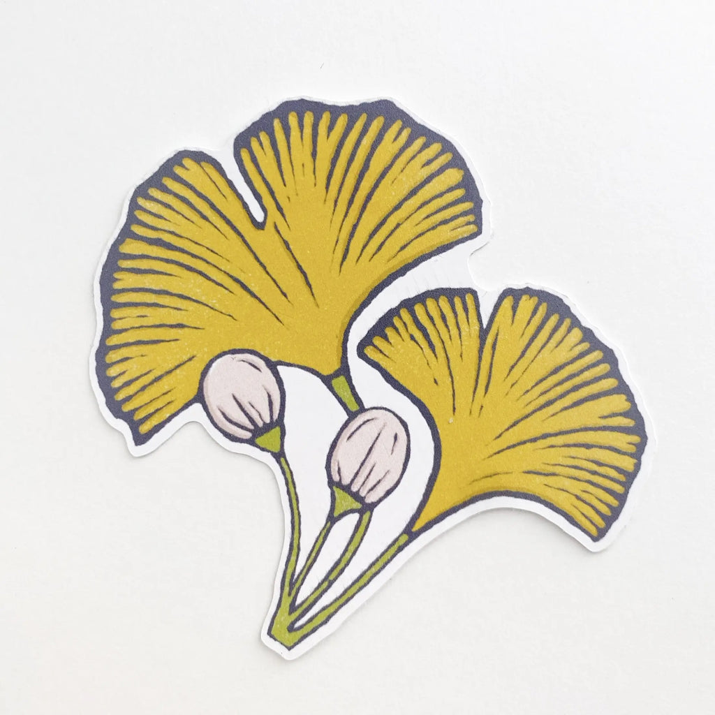 Ginkgo Leaf Sticker