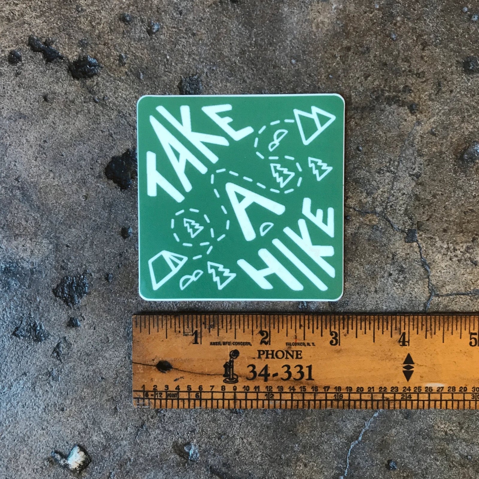 Take A Hike Sticker