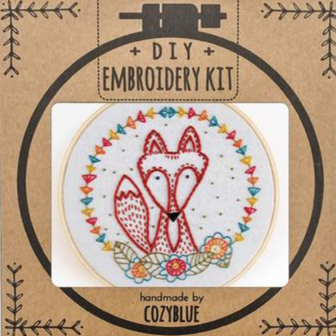 Crafty Fox Embroidery Kit