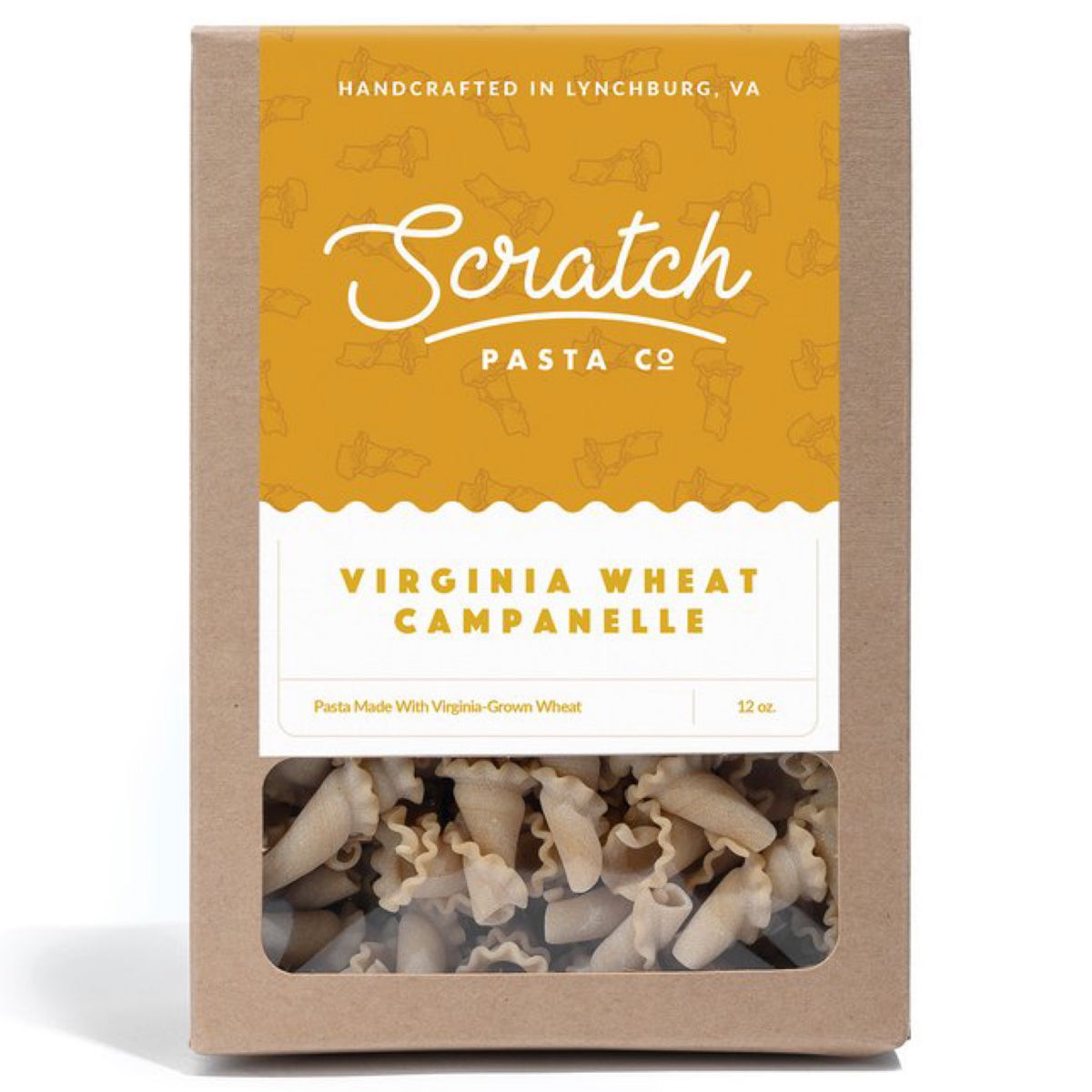 Virginia Wheat Campanelle Pasta