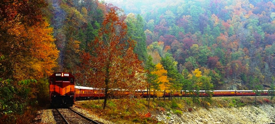 Leaf Peeping: The Rail Way