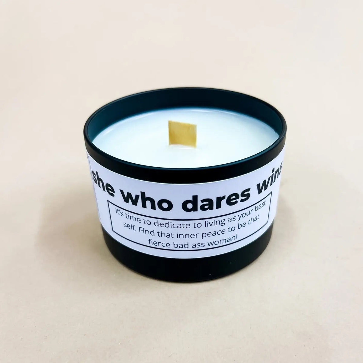 She Who Dares Candle