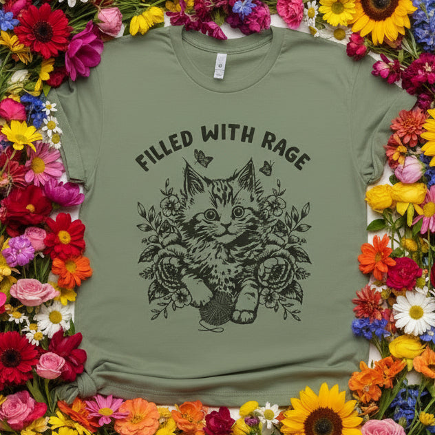 Filled with Rage Kitten T-shirt