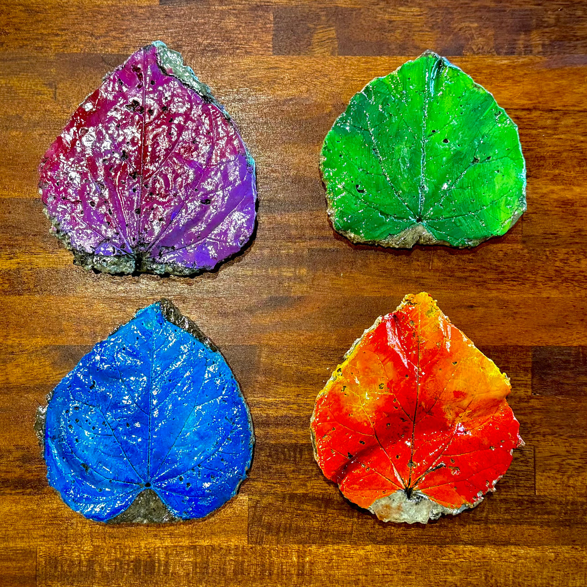 Leaf Coasters
