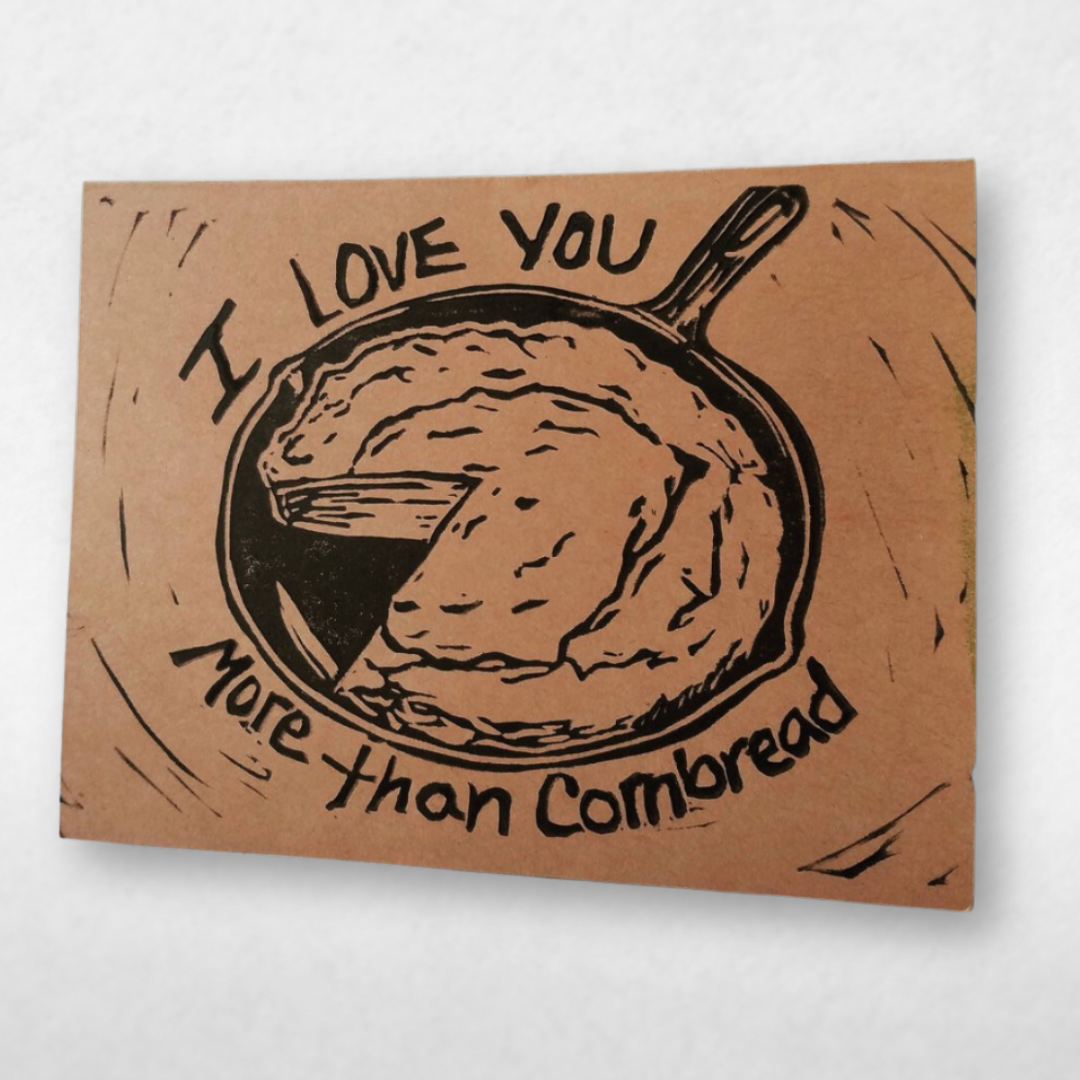 Love You More Than Cornbread Card