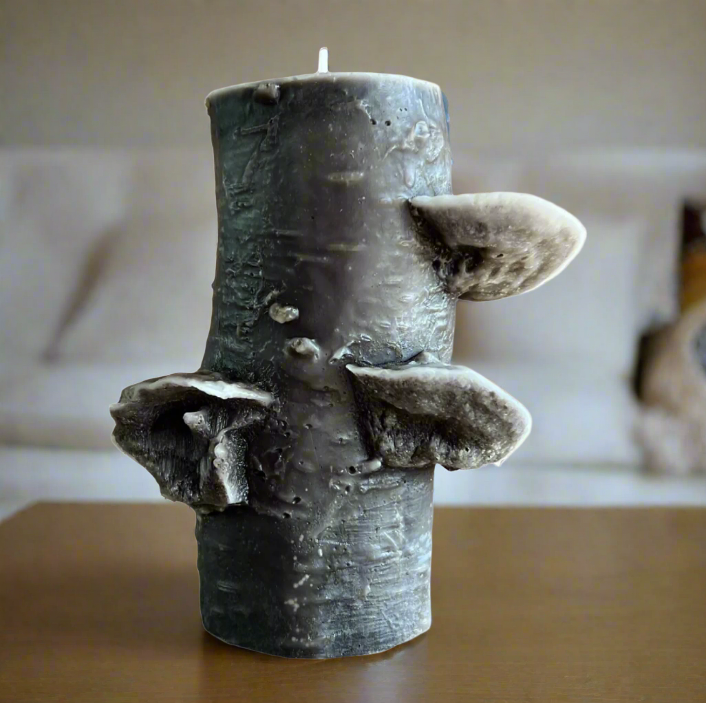 Birch Pillar Candle