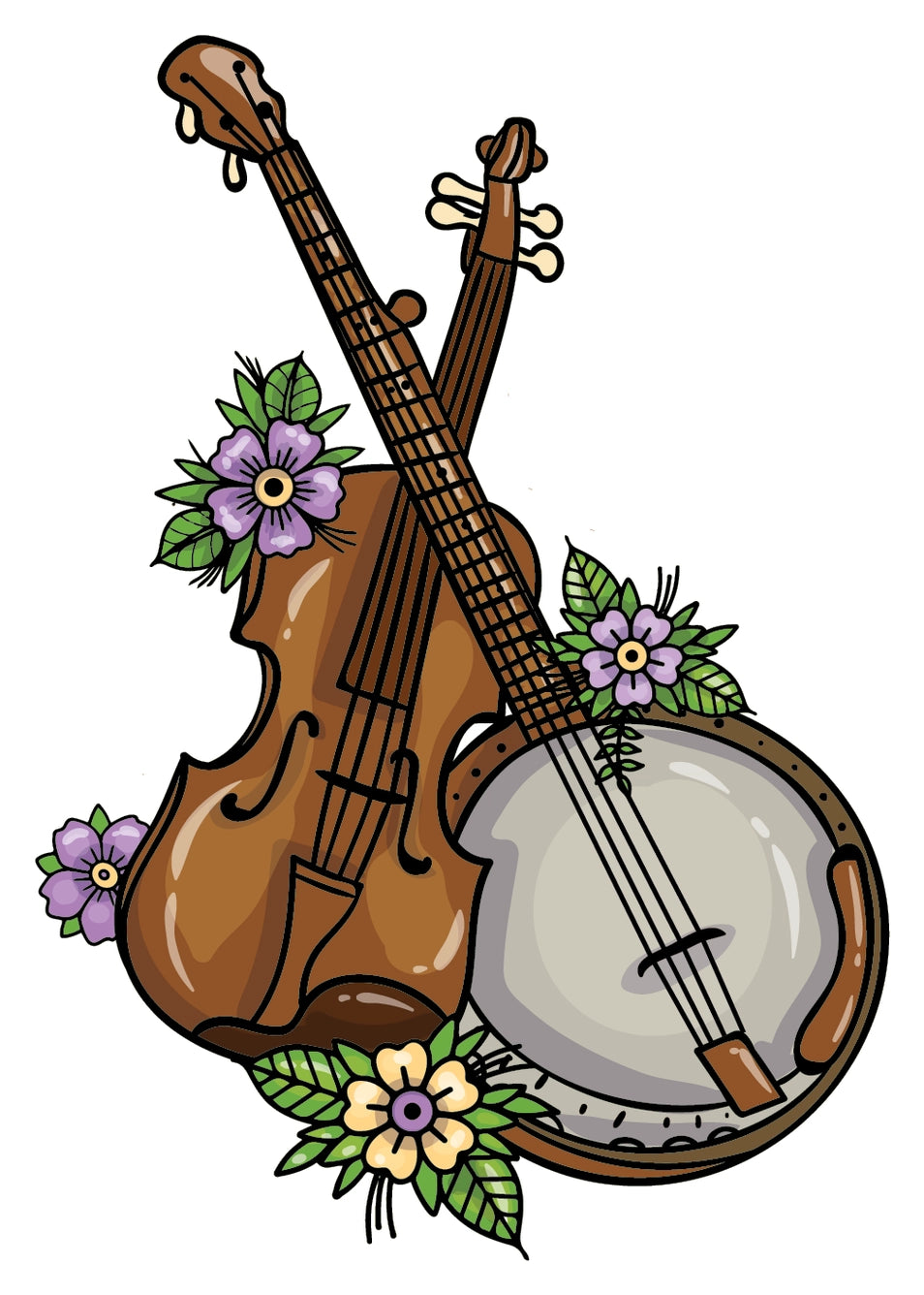 Mountain Music Sticker