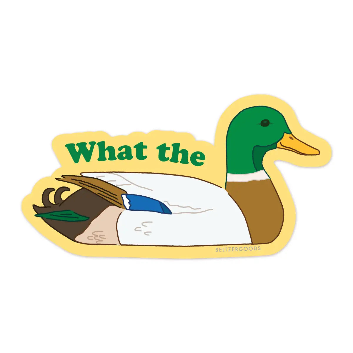 What The Duck Sticker