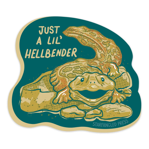 Hellbender Vector Hellbender Sticker - Woodshed: An Appalachian Joint