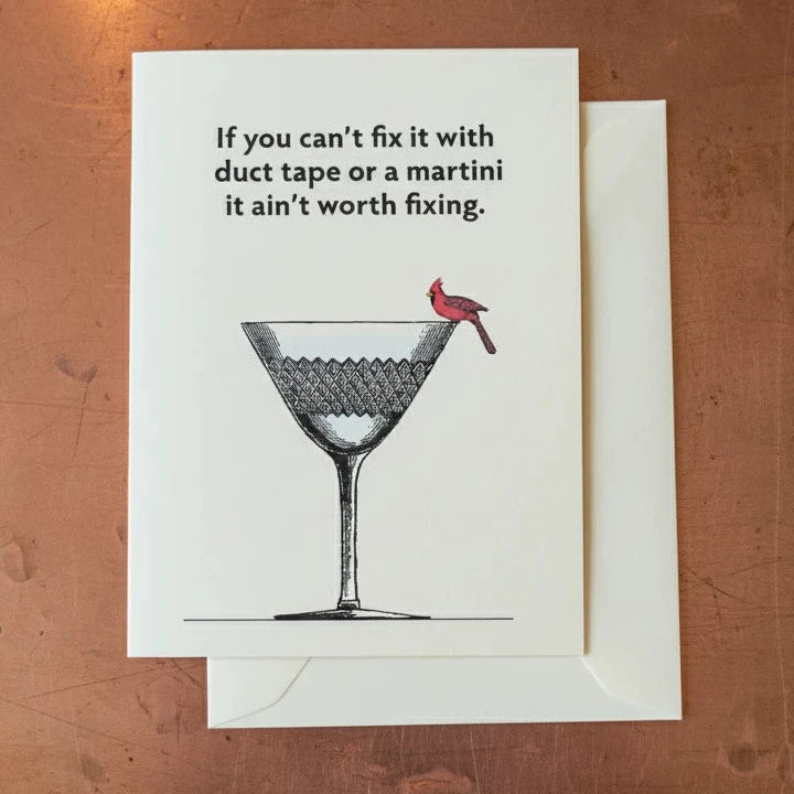 Duct Tape or Martini Card