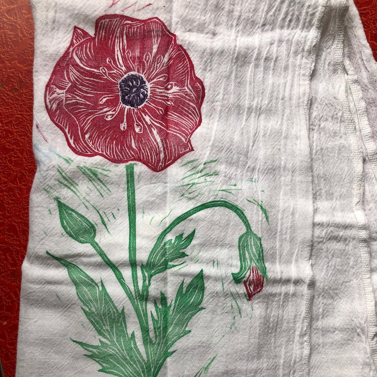 Poppy Tea Towel