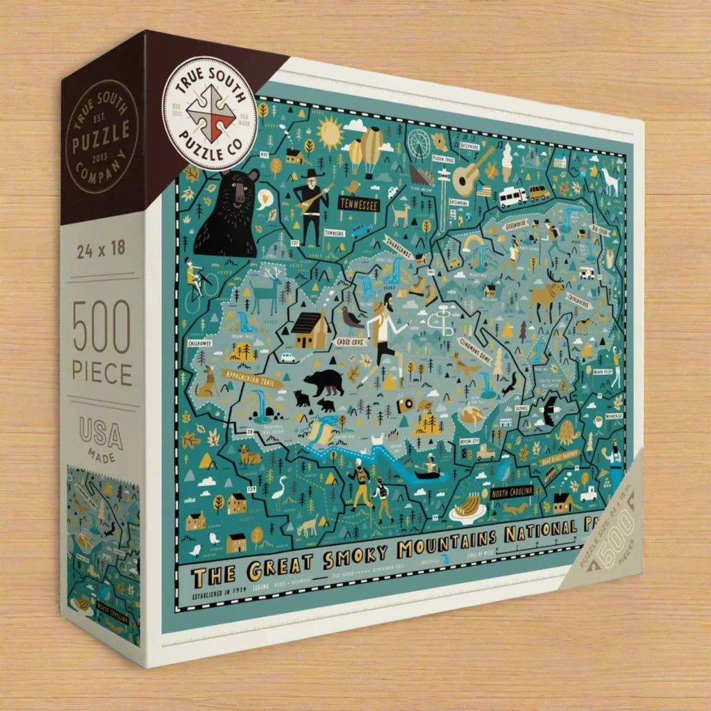 Smoky Mountain Park Map Puzzle
