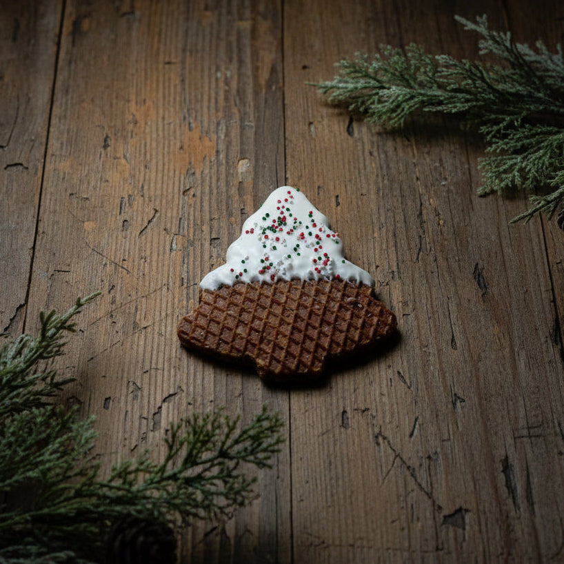 stroopwafel christmas tree