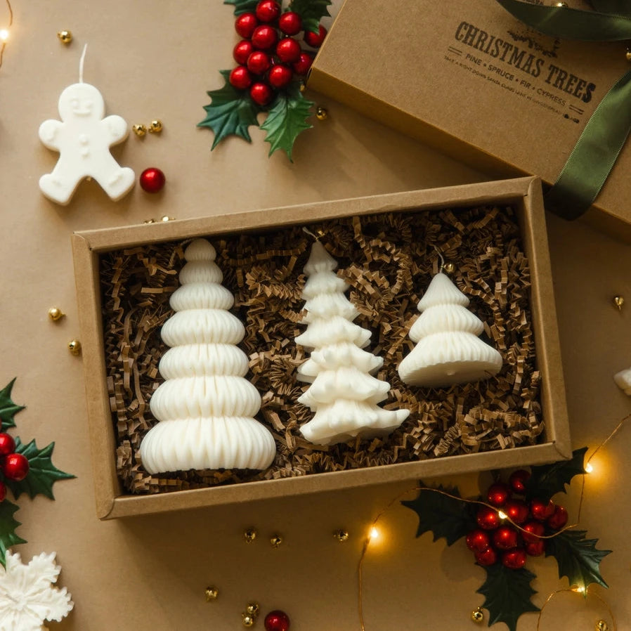 Christmas Tree Candle Set
