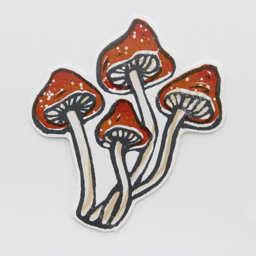 Fairy Cap Mushroom Sticker