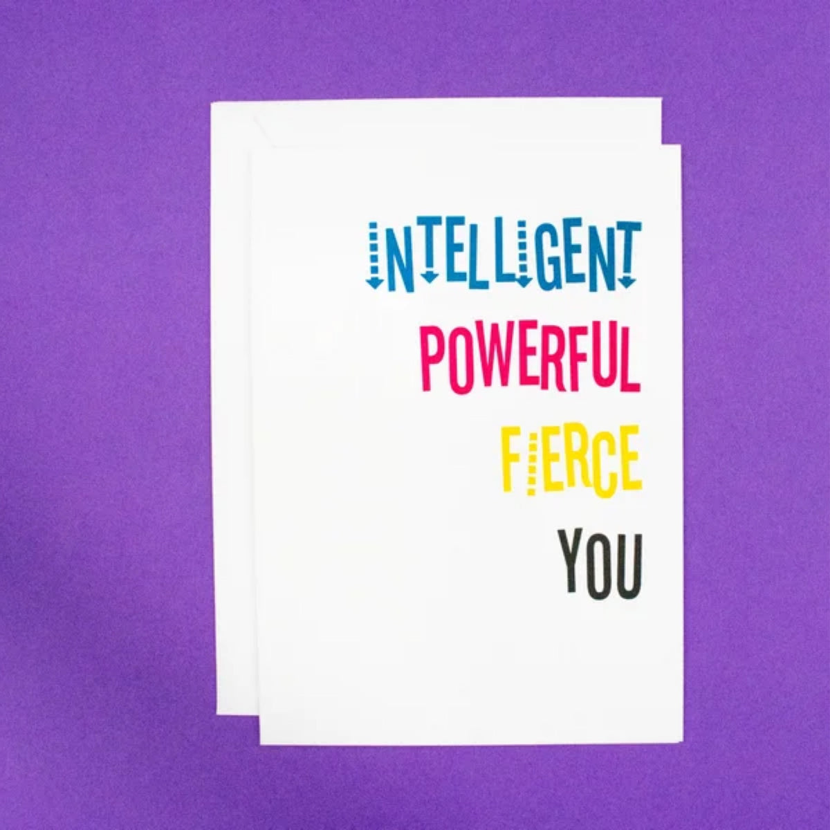 Intelligent Powerful Fierce Card