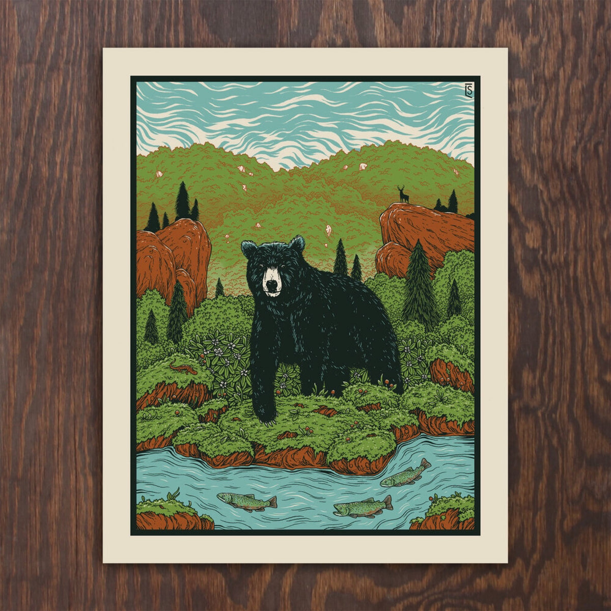 Appalachian Bear Print