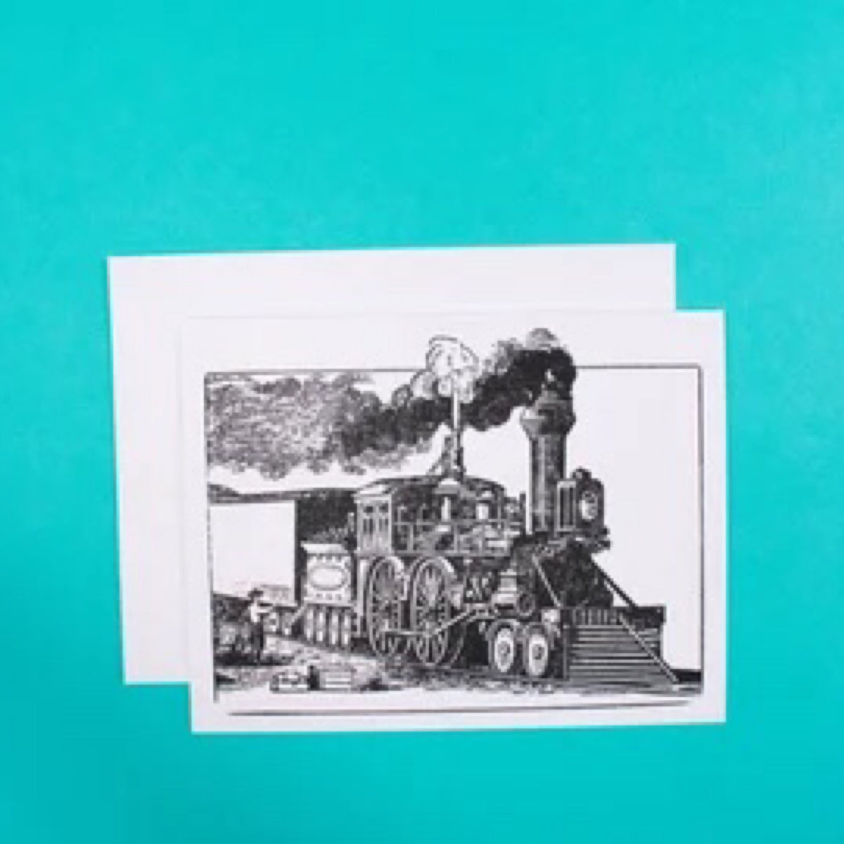 Vintage Train Card