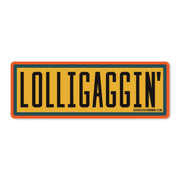 Lolligaggin' Sticker - Woodshed: An Appalachian Joint